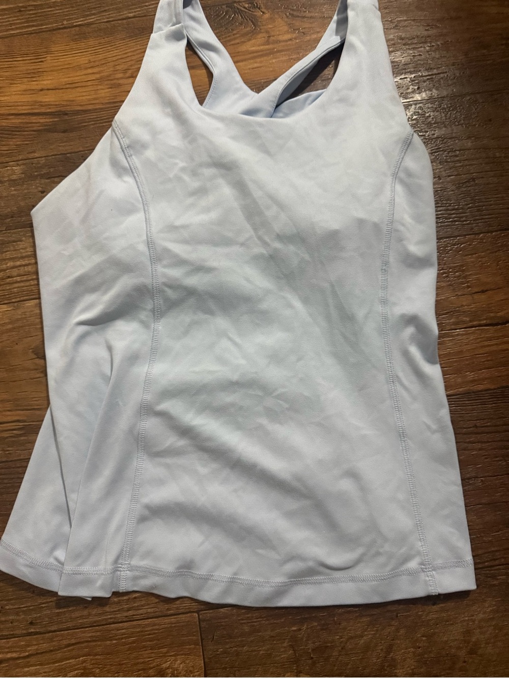 Eddie Bauer Pale Blue Racerback Tank Top